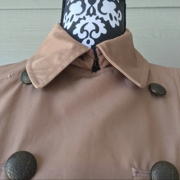 Anthropologie Elevenes Camel Trench Coat Jacket - Picture 4 of 8